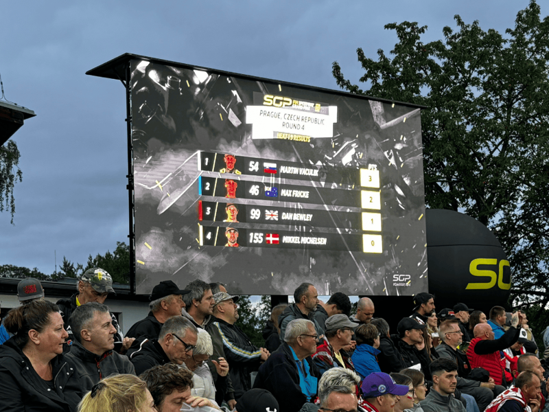 Outdoor mobile LED screen — Speedway GP