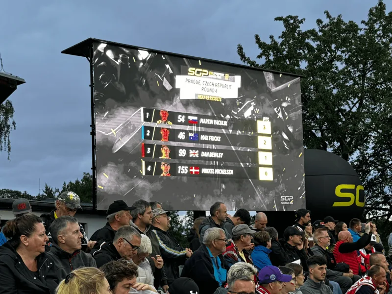 Outdoor mobile LED screen — Speedway GP